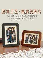 [Fast delivery]High-end Photo frame washing photo custom table to make photo album 6 inches 7 inches 8 solid wood plus printing high-end diy mounting frame a4