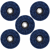 5Pcs 125mm Diameter Cleaning Strip Wheel Grinding Abrasive Disc for Angle Grinder Paint Rust Grinder Remover Tools