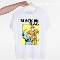 Summer O Neck Short Sleeve Punk Rock Band Henry Rollins Big Bar T-shirt European and American Black Flag Mens Cal T-shirt