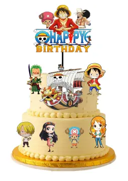 Monkey D. Luffy Anime Theme Cake Topper