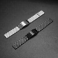 18 20 22 24mm Solid Full Stainless Steel Watchband For Seiko/Rolex Watch Men Business Watch Accessories Double Lock Buckle Strapby Hs2023