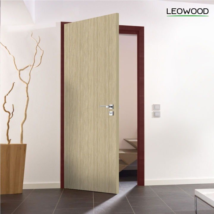 ประตูไม้เคลือบผิวเมลามีน-idoor-s5-สี-white-teak-ขนาด-3-5x80x200cm-leowood