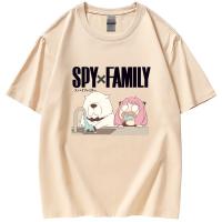 [New] เสื้อยืดผ้าฝ้ายSpy X Family เสื้อยืดลําลอง แขนสั้น คอกลม สีขาว โอเวอร์ไซซ์ สําหรับครอบครัว ทุกเพศ