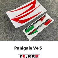 สำหรับ DUCATI Panigale V4 S 2018 2019 2020 2021 2022 Winglets ตัวเบี่ยงเบนอากาศสติกเกอร์รูปลอกอีพ็อกซี่3D โลโก้สามมิติ