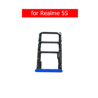 สำหรับ Realme การ์ด5S ที่ใส่ถาดใส่ซิมไมโครการ์ด SD ช่องบัตร TF อะแดปเตอร์เปลี่ยนอะไหล่ซ่อม