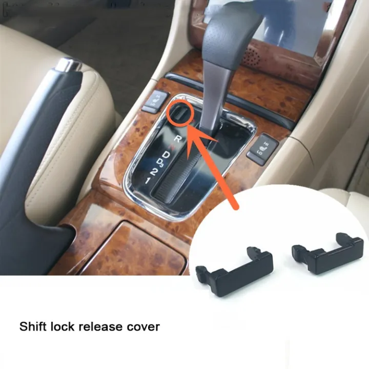 2รถ Shift Lock Release สำหรับ Honda Accord 20032007ฝาครอบแผงเกียร์