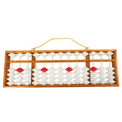 Abacus Chinese Abacus Mathematic Education Teacher Calculator Hanging Abacus Teaching Abacus 58X19Cm for Teacher