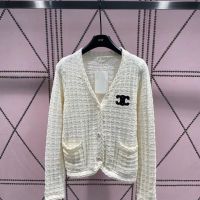 23 Pre Autumn V-neck 3D Embroidered Logo with Button Knit Cardigan