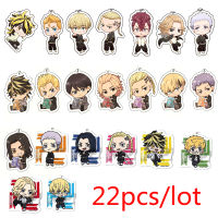 22PcsLot Anime Tokyo Revengers Cute Acrylic Keychain Two-Sided Printing Pendant Manjiro Ken Takemichi Hinata Keyring Jewelry