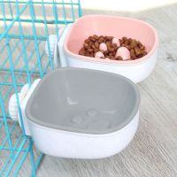 baihuijianzhu.my .my Pet bowl dog hanging type anti-choke bowl cat feeding water hanging bowl small and medium dog