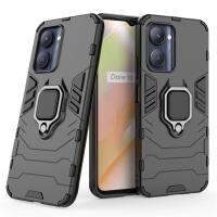 Case For Realme C33 Casing Armor Hard Stand PC + TPU Silicone Realme C33 Cover