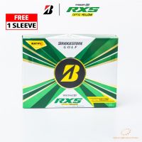 ลูกกอล์ฟ Bridgestone Golf - 2022 TourB RXS Yellow, Price: 1,790 THB/dz (Promotion : Buy1, Free1sleeve)