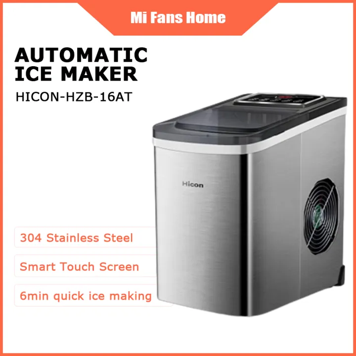 Hicon Ice Maker Machine Portable Icecube Maker Automatic Household New