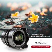 Viltrox เลนส์เดี่ยวเลนส์ฟิล์มกว้างฟูลเฟรม20มม. T2.0 MF สำหรับ Leica-L Sony E-กล้องติดตั้ง A9ii A7RIV A7III A7SII