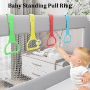 Quenais Giường Phụ Kiện Nhẫn kéo Cho Playpen màu trơn Nhựa Bé Nhẫn kéo