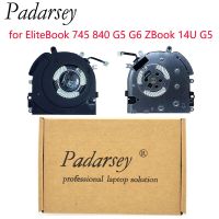 Padarsey Replacement Notebook CPU Cooling Fan for HP EliteBook 745 840 G5 G6 ZBook 14U G5 Series Laptop EG75050S1-C010-S9A