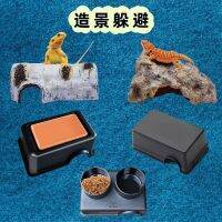 Climbing Pet Insect Hiding Cave House Landscape Drying Table Feeding Box Mane Lion Lizard Birch Climbing Rock Leopard Print Palace-Guarding Snake