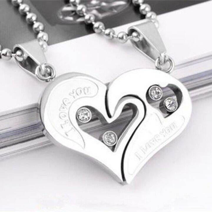 jdy6h-fashion-couple-two-color-stainless-steel-heart-necklace-engagement-necklace-for-women-stainless-steel-jewelry-halloween-gift