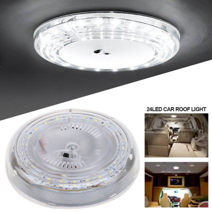 BC 24LED Car Roof LED Interior Light Dome Reading Light Indoor Roof