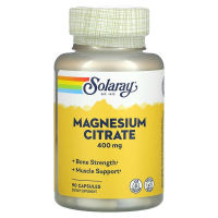 Solaray, Magnesium Citrate, 400 mg, 90 VegCaps(No.3214)