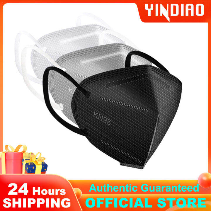 【Packed individually】 KN95 faceMask Original 100 Pcs Washable