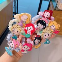 【Creative Dream Works】10ชิ้น/เซ็ต Kawaii ตุ๊กตาอะนิเมะการ์ตูนรุ่น Q ของเจ้าหญิงเงือก Aisha สีชมพูน่ารักแหวนผมอุปกรณ์ผมสาวผมเชือก