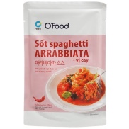 120g - Arrabbiata XỐT MÌ Ý VỊ CAY O food VN MIWON Spaghetti Sauce miw-hk