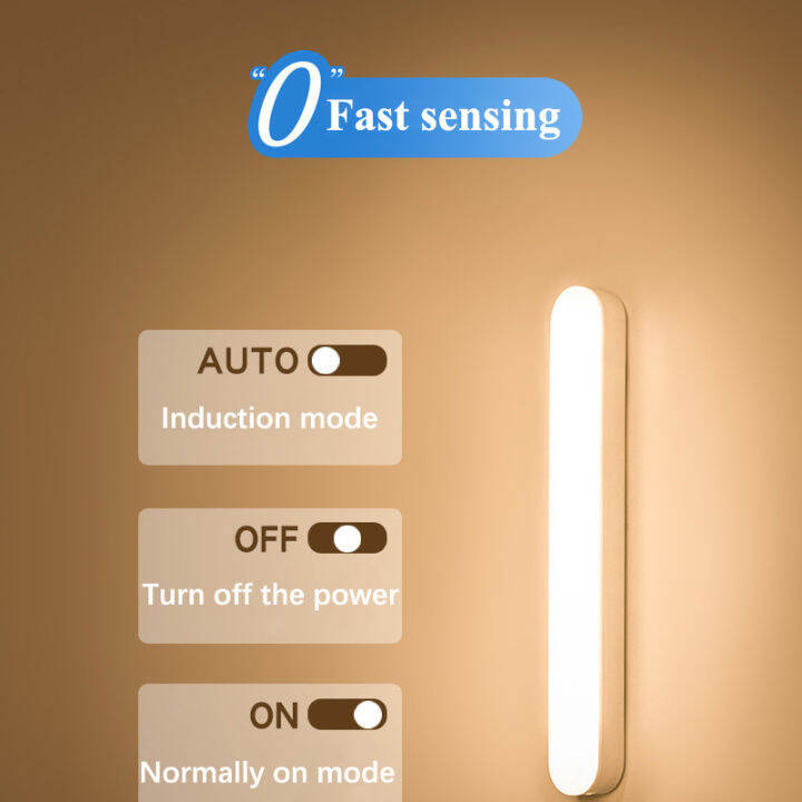 yonuo-ไฟกลางคืน-led-10cm20cm30cm-ไฟติดห้องนอน-ไฟเซ็นเซอร์-ไฟข้างเตียง-วอร์มไวท์-โคมไฟไร้สาย-ไฟเปิดอัตโนมัติ-โคมไฟหิ้วได้-ไฟled-ไฟเซ็นเซอร์