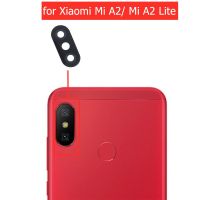 【❂Hot On Sale❂】 ganghuang44704037 2ชิ้นสำหรับ Xiaomi Mi A2 /Mi A2 Lite เลนส์กระจกกล้องถ่ายรูปกล้องด้านหลังเลนส์กระจกกล้องถ่ายรูปพร้อม3เมตรอะไหล่ซ่อมใช้แทนกาว