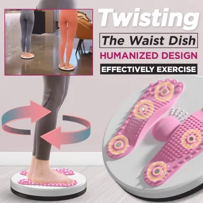 Twister Plate Twist Board Magnet Plate Twist Disk Slimming Legs Fitness Twist Waist wriggle Plate Balance Foot Massage Disc