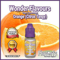 Wonder Flavours Orange (Citrus Tangy) SC - กลิ่นสัม (ส้มไซตรัส) (เข้มข้น) - กลิ่นผสมอาหาร - ผ่านการรับรองจาก อย. ประเทศไทย บรรจุและขายโดย Flavorfy กลิ่นผสมอาหารอเนกประสงค์ เหมาะสำหรับ ลูกอม, กัมมี่, น้ำผลไม้, เบเกอรี่, ไอศครีม, ของเหลวอื่่นๆ