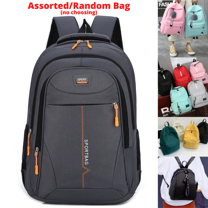 Canvas Backpack Teenager Solid, WearResistant College Bag HotSelling