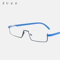 Glausa Comfy Light Half Frame Reading Glasses TR90 Resin HD Foldable Presbyopic Glasses Unisex Fashion With Glasses Case