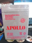 Bình ắc quy khô APOLLO 6V4Ah dùng cho quạt đèn sạc