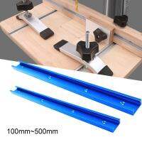 T-Track Pre-Drilled High Stability Aluminium Alloy Cut Profile T-Track with Mounting Holes for Workbench Table Saw DIY Projects Hand Tool Parts Access
