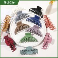 F8C503Y อุปกรณ์เสริมผม ที่หนีบผม Barrettes บาร์เร็ตต์ จัดแต่งทรงผม ที่หนีบผมผู้หญิง ใหญ่พิเศษพิเศษ ชุดคลุมศีรษะ กิ๊บหนีบผม สาวๆ