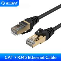 ORICO Cat7สายเคเบิลอีเทอร์เน็ตความเร็วสูงสาย Lan แมว7 RJ45แลนอีเทอร์เน็ตสายเคเบิลเครือข่าย1ม. 2ม. 10ม. สำหรับพีซีสายแล็ปท็อปอีเธอร์เน็ต