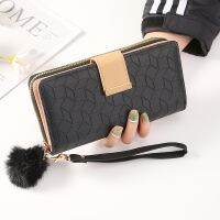 PU Leather Women Wallet Luxury Long Zipper Hasp Wrist Purses Retro Design Tassel Clutch Female Card Holder Thin Mobile Phone Bag