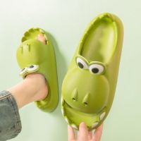 CODqcsuc620 Small dinosaur couple summer new sandals and slippers women wear non-slip thick bottom eva slippers home 2023