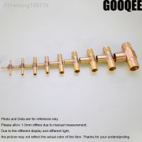 1pcs T-Shape Brass Barb Hose Fitting Tee 4/6/8/10/12/16/19mm 3 Way Hose Tube Barb Copper Barbed Coupling Connector Adapter