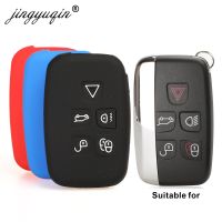 【cw】 Silicone Car Key Case Cover For Land Rover A9 Range Rover Sport Evoque Freelander 2 Jaguar XE XJ XJL XF C X16 V12 Guitar F X Typ