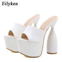 Eilyken Sexy Ladies Open Toe Platform High Heels Women Slippers Summer Party Dress Trendy Stylish Shoes Fashion Ladies Sandals