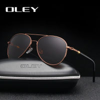 OLEY nd Classic Pilot Polarized Sunglasses Fashion R Men Business Glasses Beach UV Protection Uni Goggles Y1209