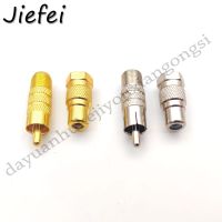 3Pcs RCA Male / Female to F Male / Female Coax Jack Plug Adapter Connector RCA F-Type Jack Audio Cable Coupler Converter For TV