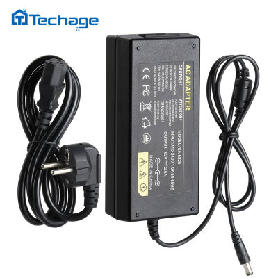Techage 52V 2.5A Power Supply AC 100-240V Power Adapter wall charger DC 5.41mm EUAUUKUS Plug For Security CCTV POE NVR