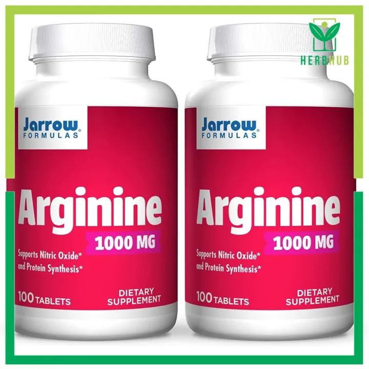 Herb Hub Jarrow Formulas Arginine 1000mg Supports Nitric Oxide and