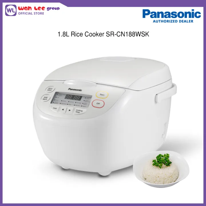 Panasonic Microcomputer Jar Rice Cooker SR-CN188WSK WAH LEE STORE | Lazada