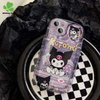 เคสโทรศัพท์การ์ตูนน่ารัก Kuromi สำหรับ OPPO A54 A55 A57 A77S A77 A74 A94 A93 F11 Reno 4 Reno 4F Reno 4 Pro Reno 5 Reno 5K Reno 6 Reno 7 Reno 8T Reno 8T Reno 8T Reno 8ฝาครอบป้องกันนิ่ม TPU ใสแบบมีที่ฟัก