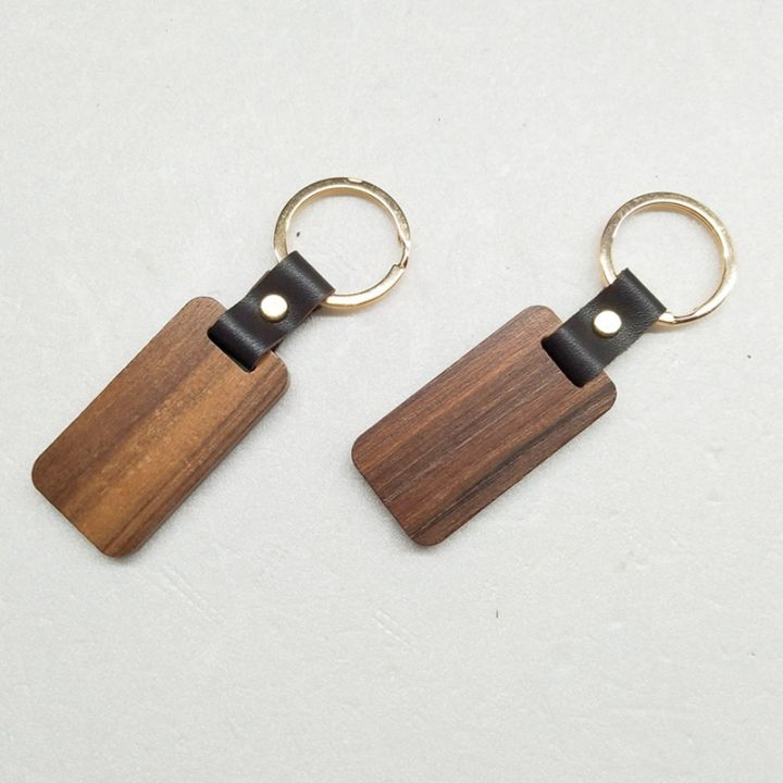 10pcs-wooden-keychain-rectangular-collectible-key-ring-car-bag-hanging-pendant-painting-crafts-cute-keychain