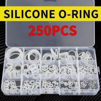 Black/White Food Grade High Temperature Resistant O-ring Combination Set Silicone Water Proof Sealing Ring Maintenance Box